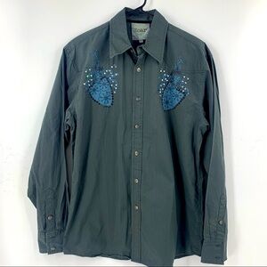 Roar‎ Graphic/ Embroidered Longsleeve Shirt